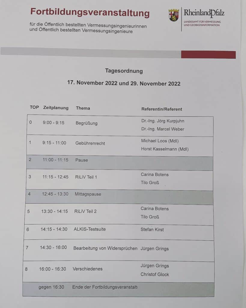 S&B bei der ÖBVI Fortbildung in RLP