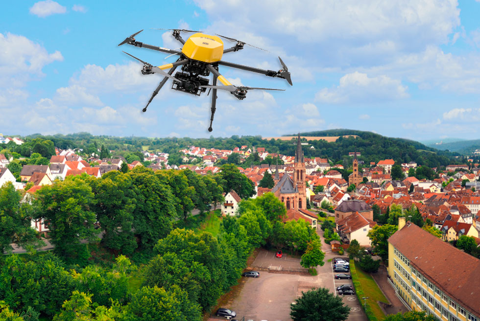 Drohnenvermessung - Dienstleistung vom Vermessungsbüro Strauß & Benzel